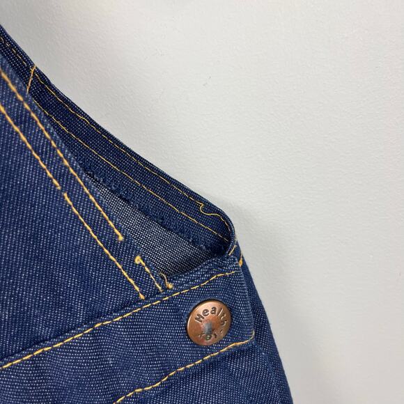 Vintage Healthtex Blue Jean Overalls 12 Months USA - Picture 8 of 9